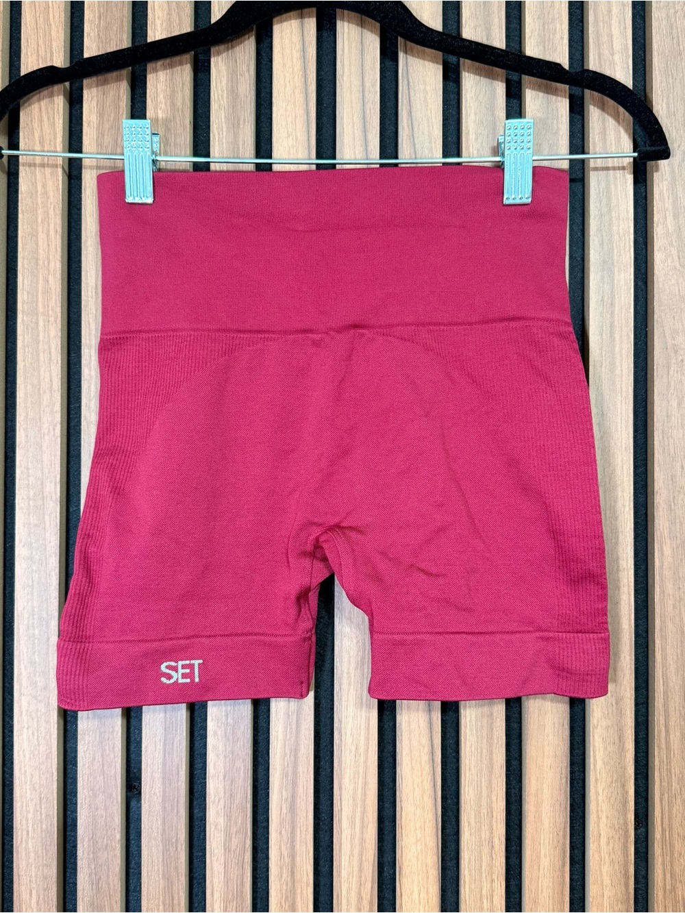 SET Active Raspberry Seamless Bike Shorts